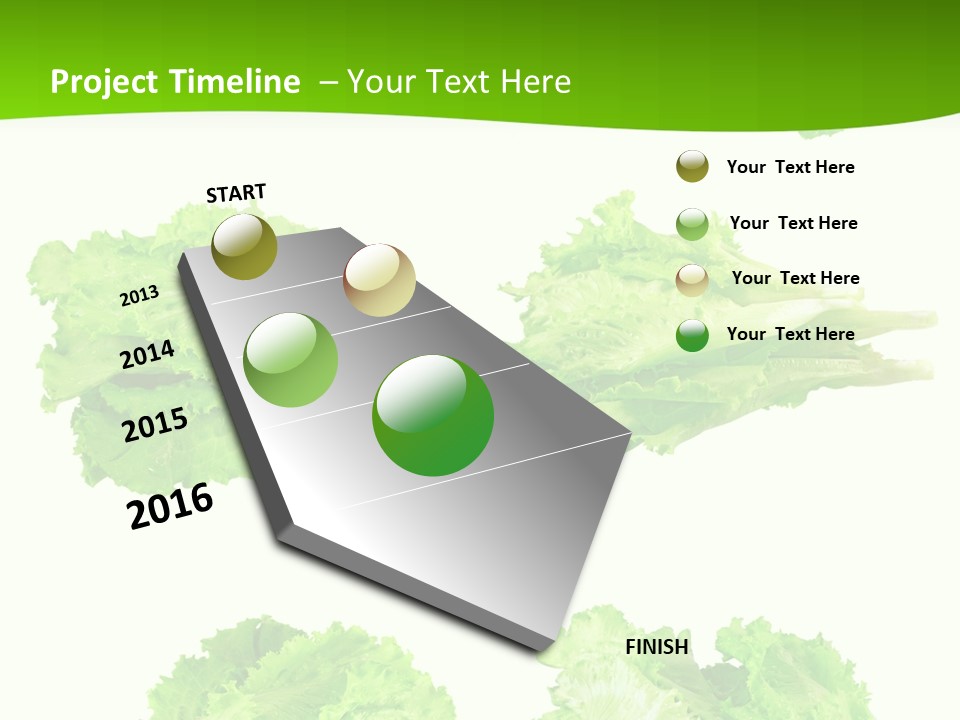 Lettuce Vector PowerPoint Template