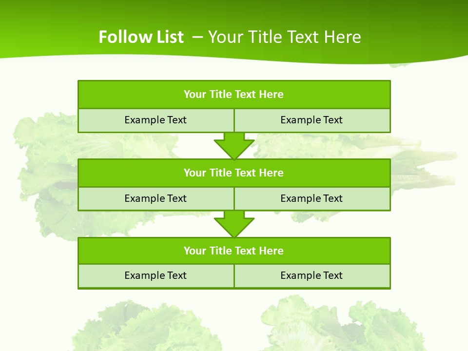 Lettuce Vector PowerPoint Template