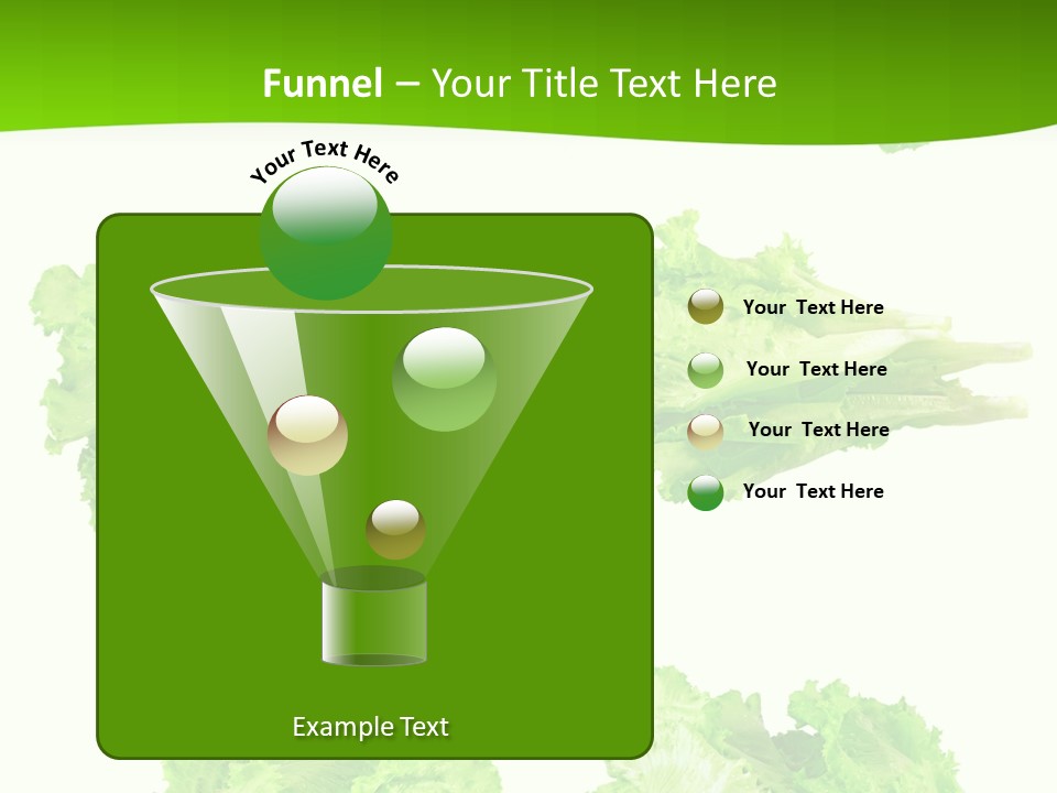 Lettuce Vector PowerPoint Template