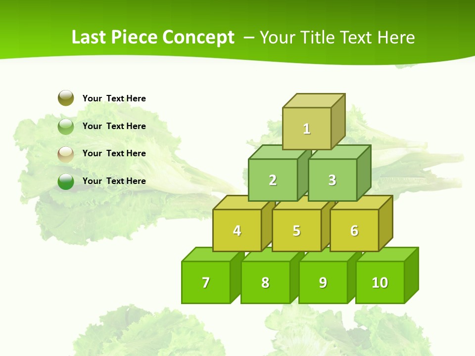 Lettuce Vector PowerPoint Template