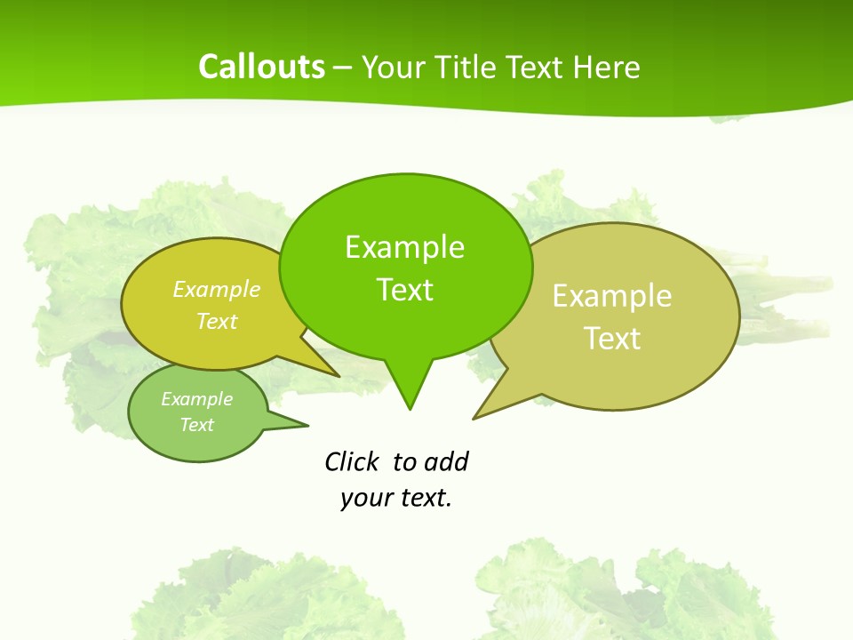 Lettuce Vector PowerPoint Template