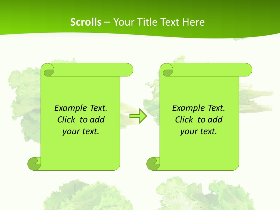 Lettuce Vector PowerPoint Template