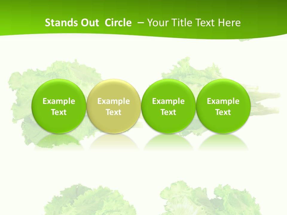 Lettuce Vector PowerPoint Template