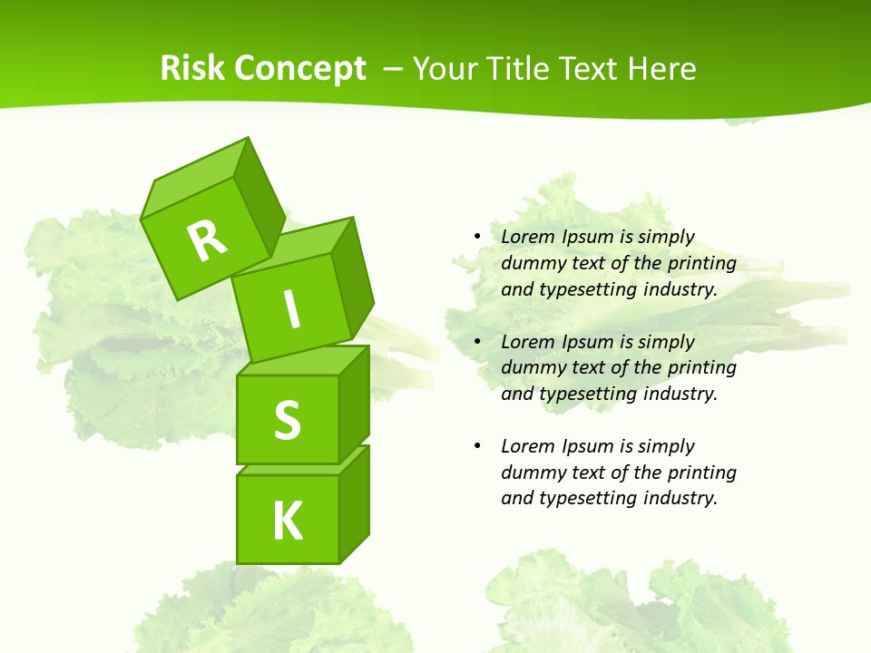 Lettuce Vector PowerPoint Template