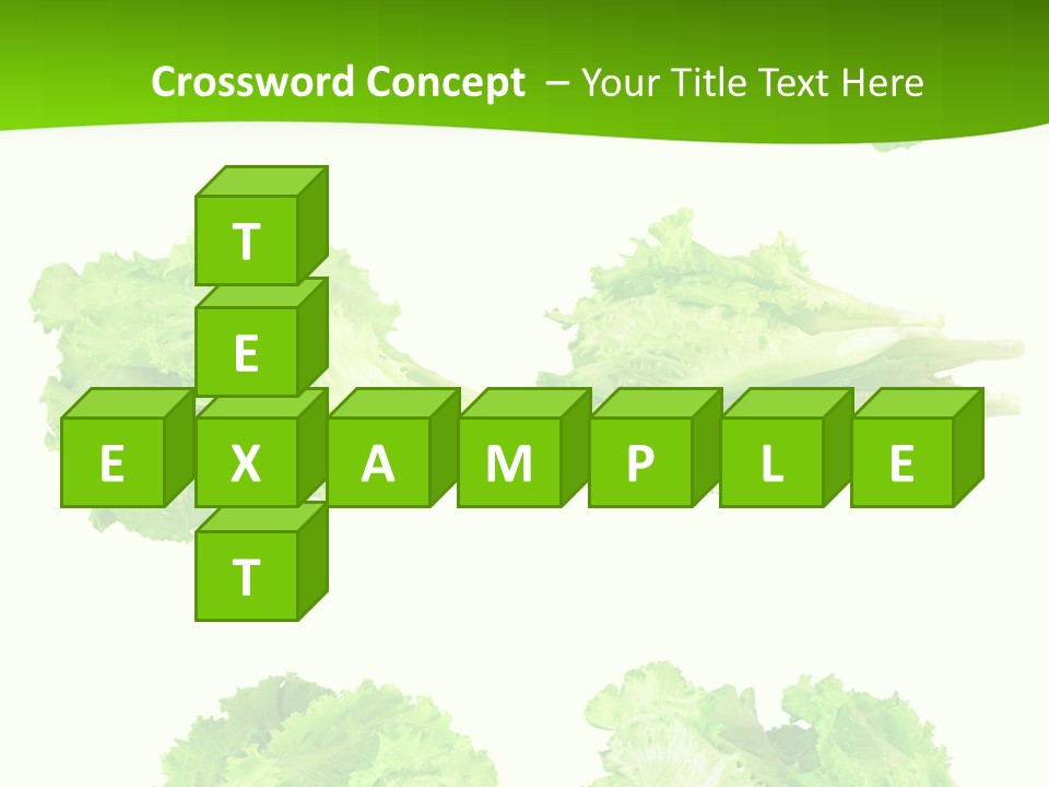 Lettuce Vector PowerPoint Template