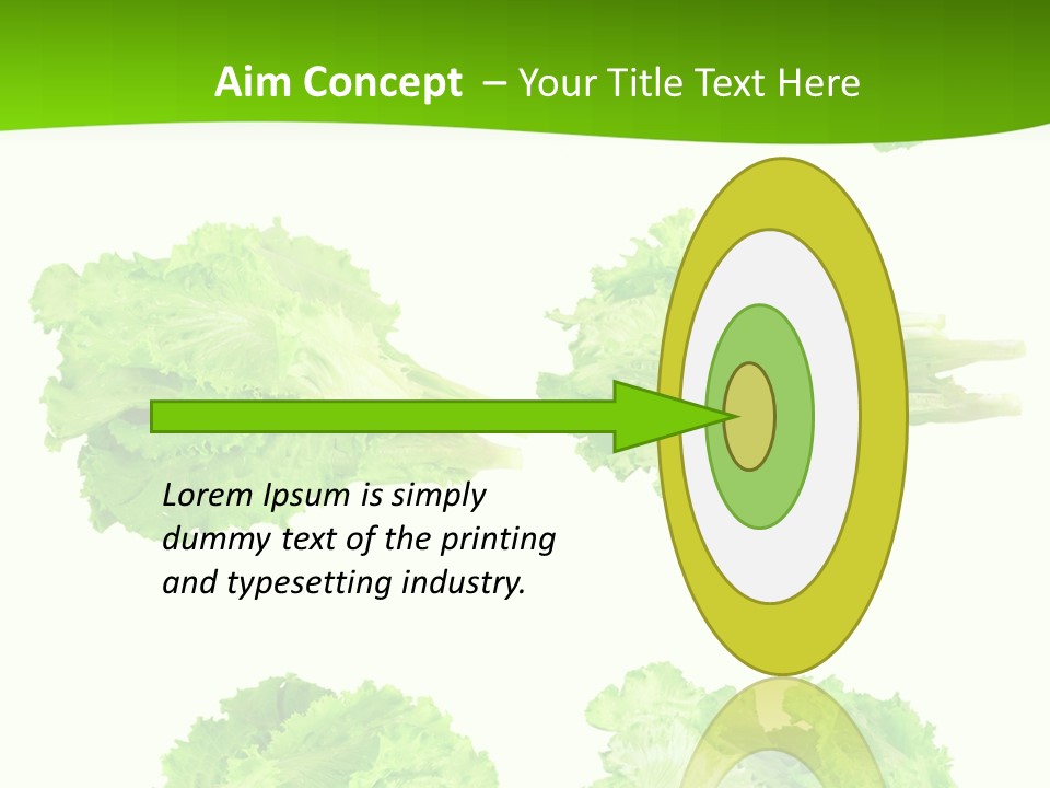 Lettuce Vector PowerPoint Template