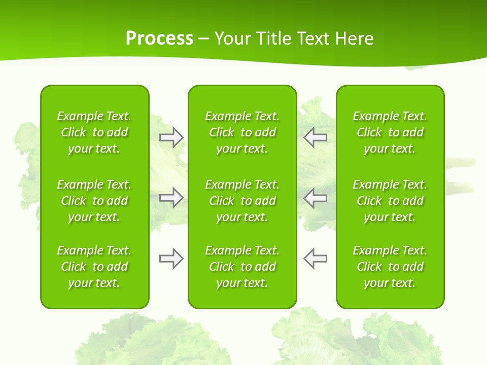 Lettuce Vector PowerPoint Template