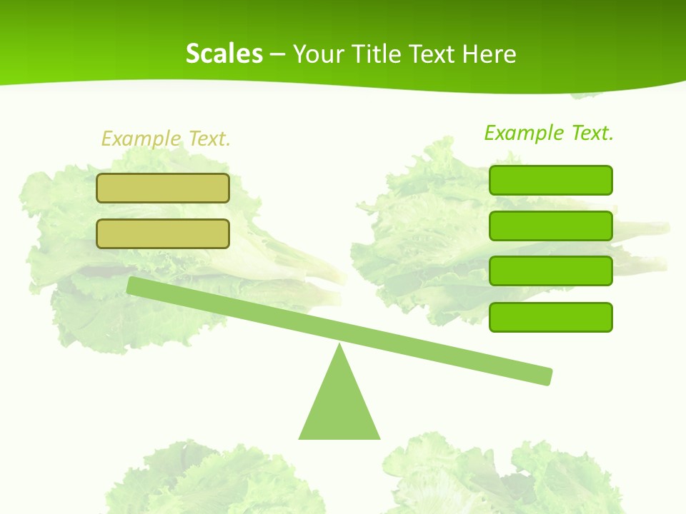 Lettuce Vector PowerPoint Template