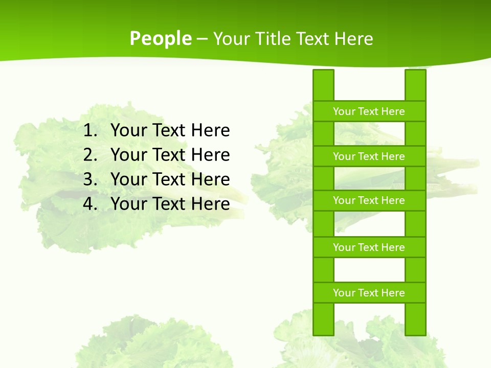 Lettuce Vector PowerPoint Template
