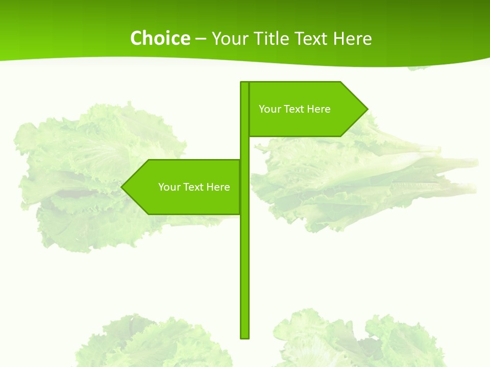 Lettuce Vector PowerPoint Template