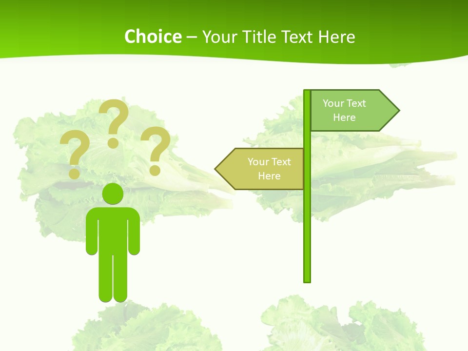 Lettuce Vector PowerPoint Template