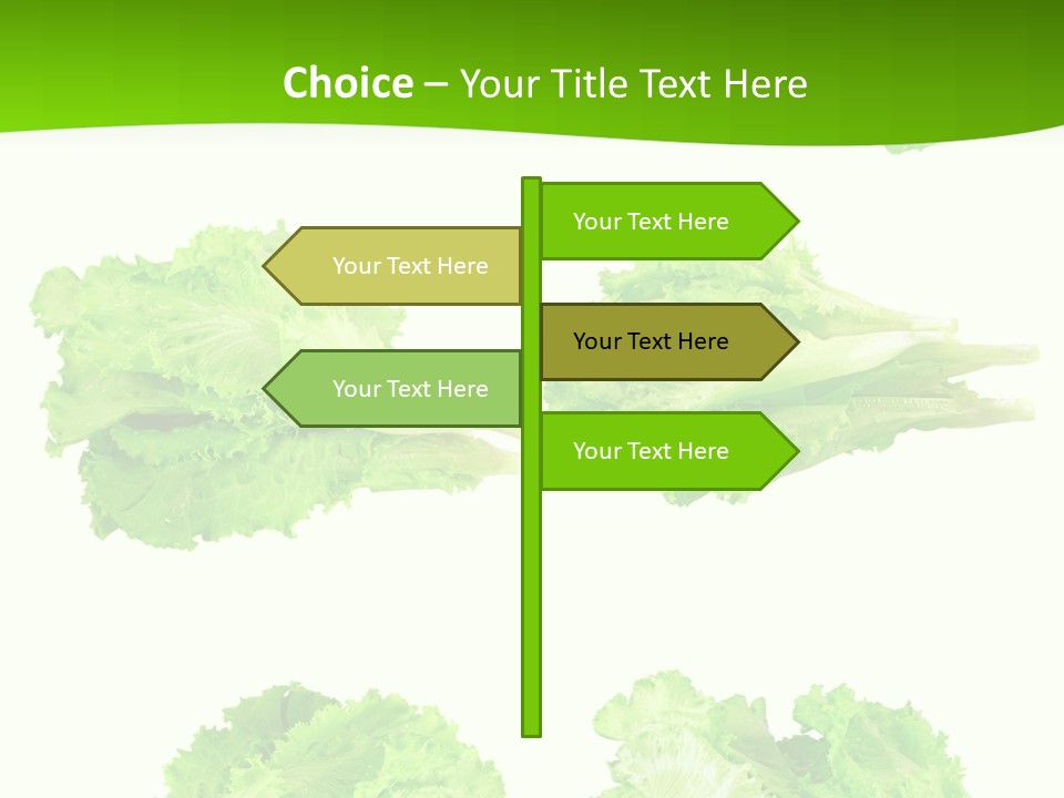 Lettuce Vector PowerPoint Template