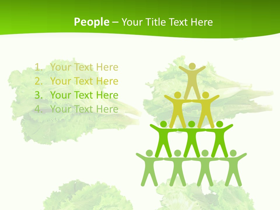 Lettuce Vector PowerPoint Template