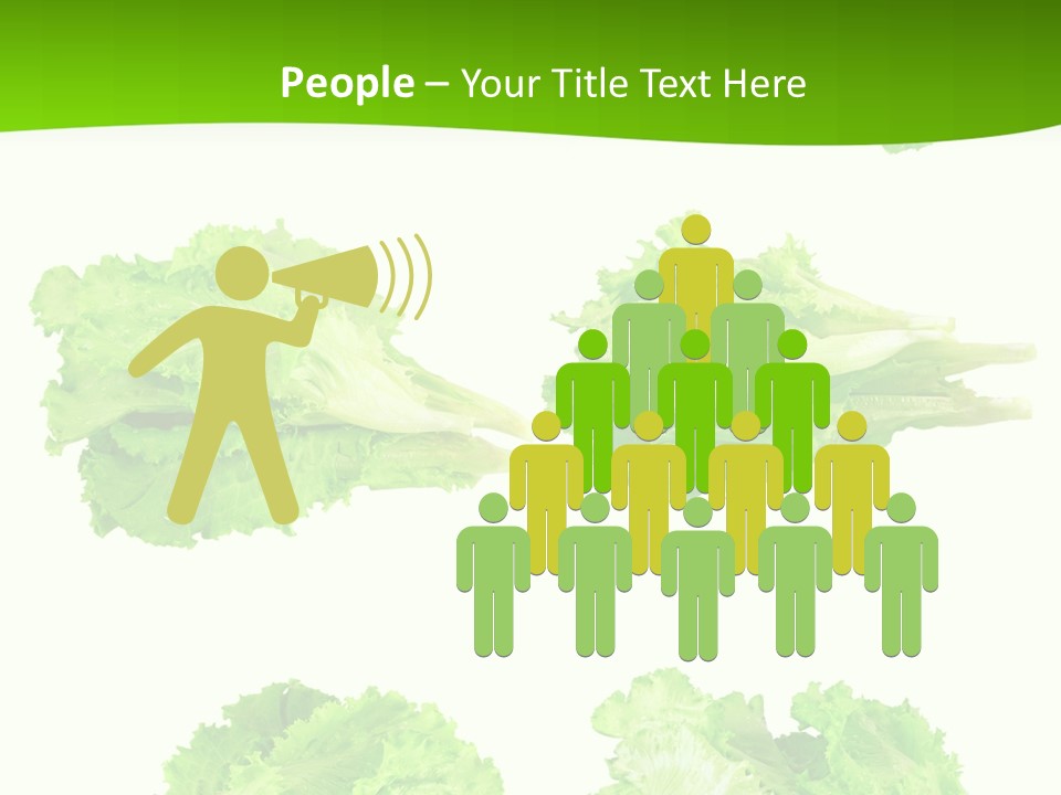 Lettuce Vector PowerPoint Template