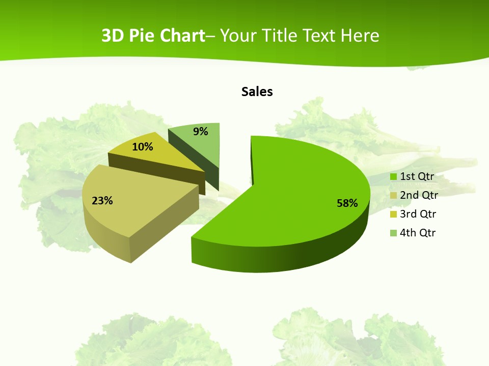 Lettuce Vector PowerPoint Template