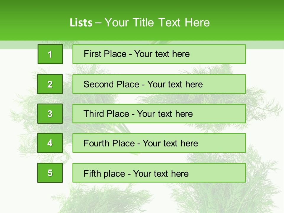 Dill Bunch PowerPoint Template