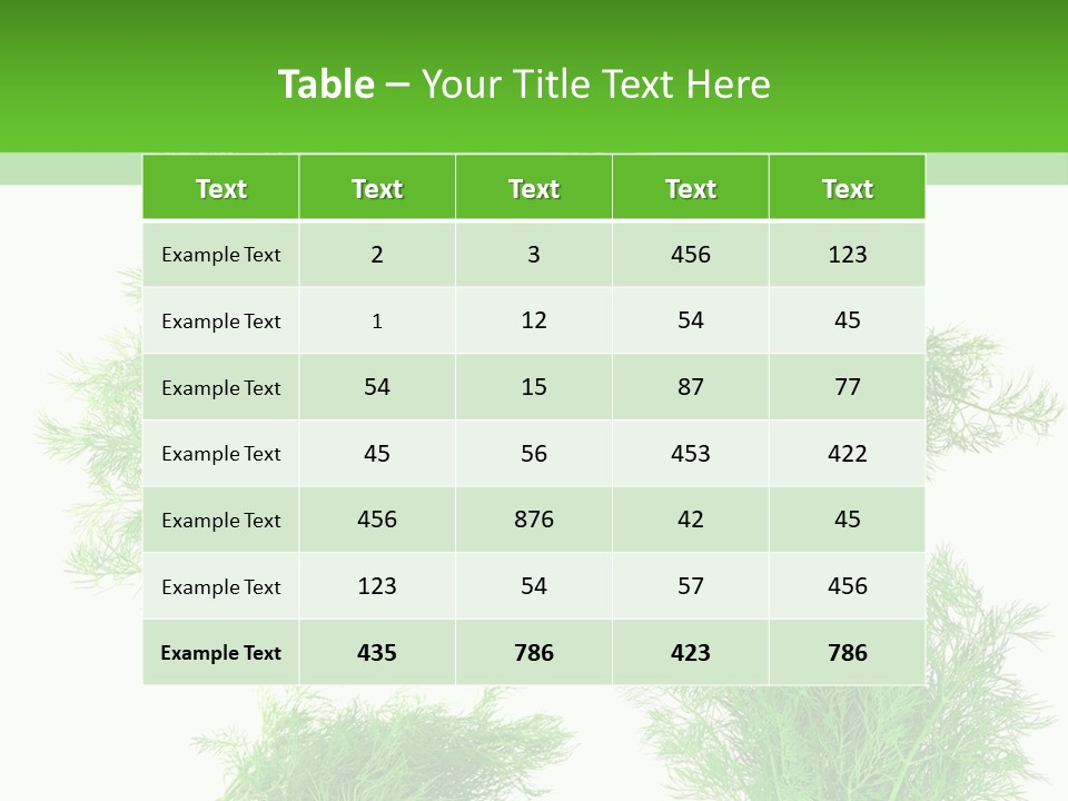 Dill Bunch PowerPoint Template
