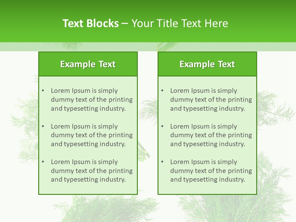 Dill Bunch PowerPoint Template