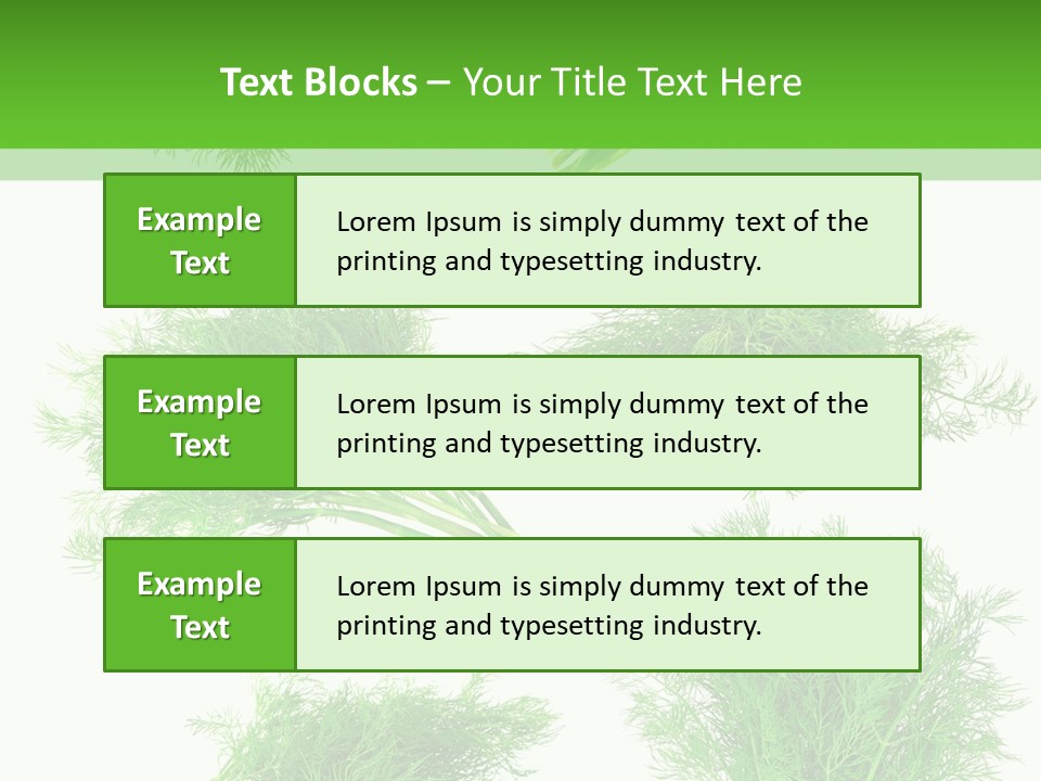 Dill Bunch PowerPoint Template