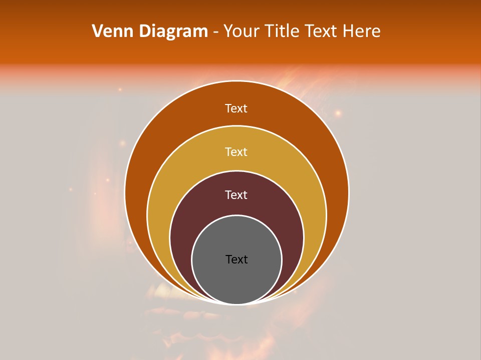 Burning Skull PowerPoint Template