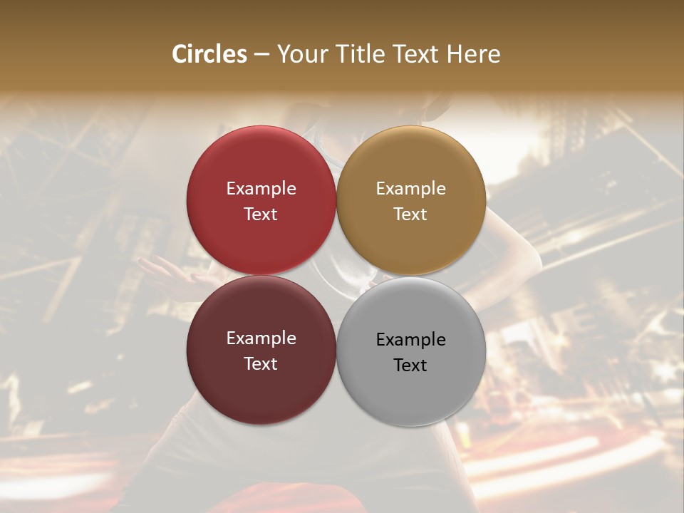 Street Dance Girl PowerPoint Template