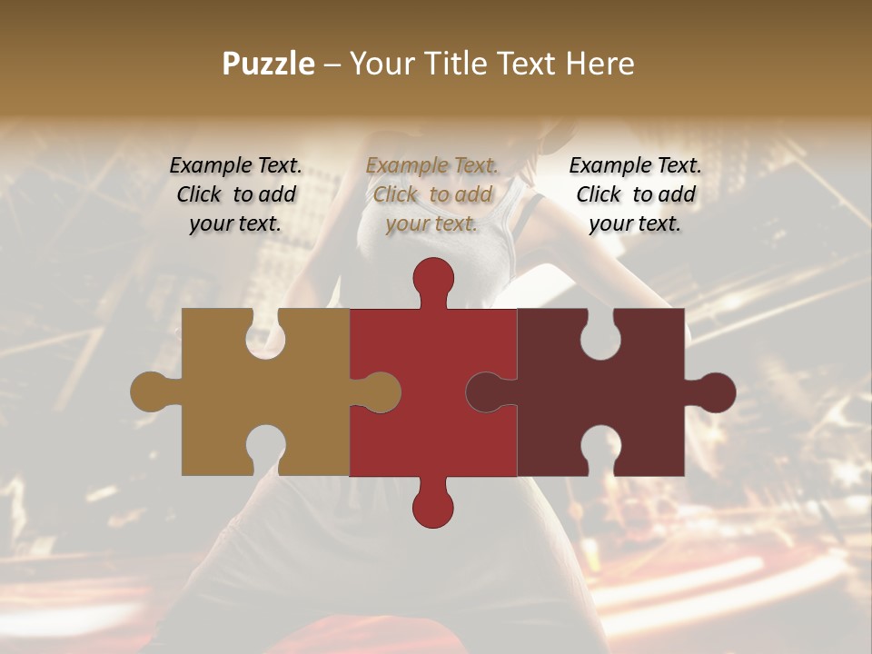 Street Dance Girl PowerPoint Template