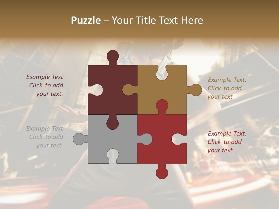 Street Dance Girl PowerPoint Template