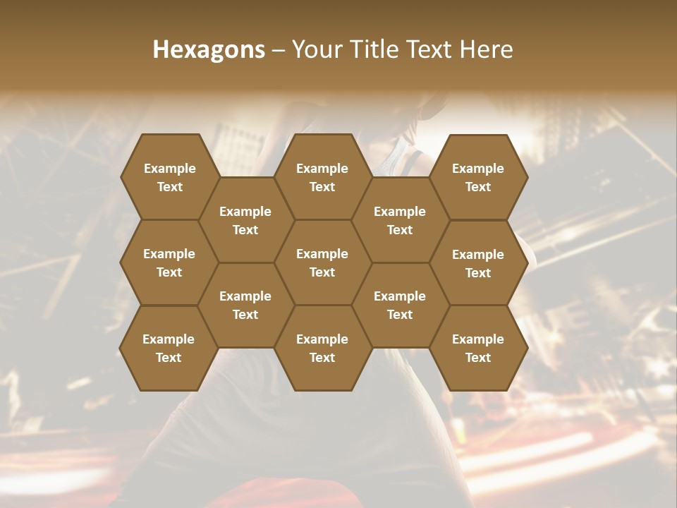 Street Dance Girl PowerPoint Template