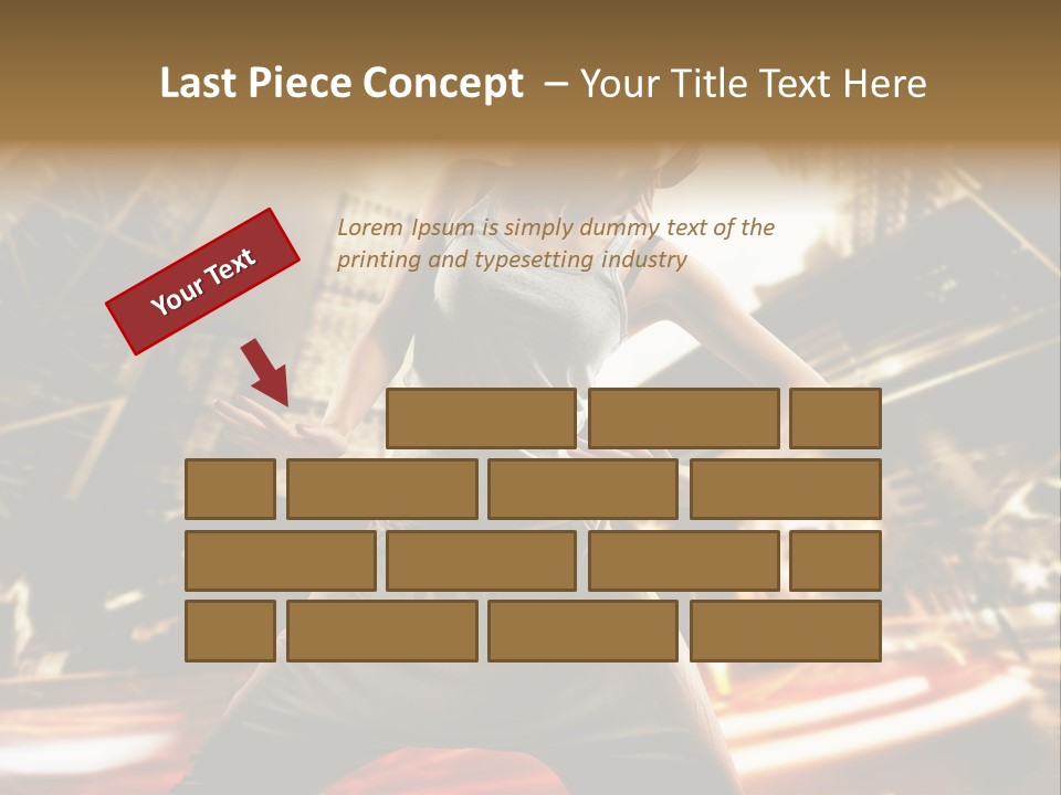 Street Dance Girl PowerPoint Template