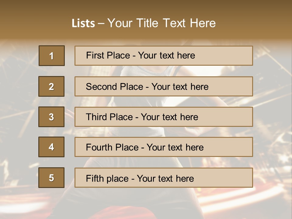 Street Dance Girl PowerPoint Template