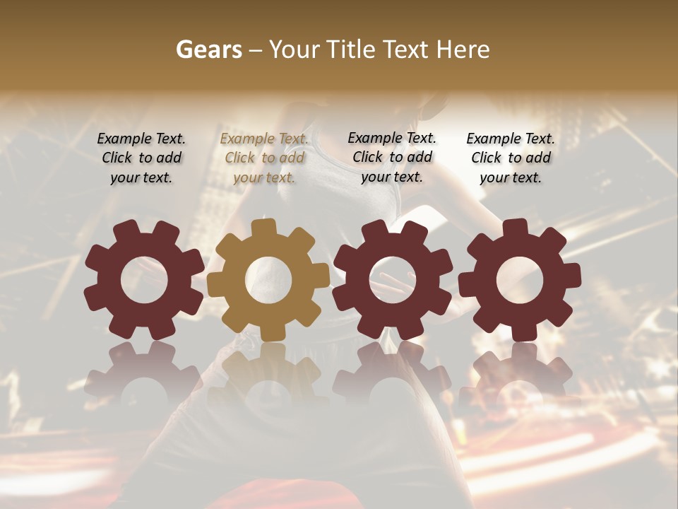 Street Dance Girl PowerPoint Template