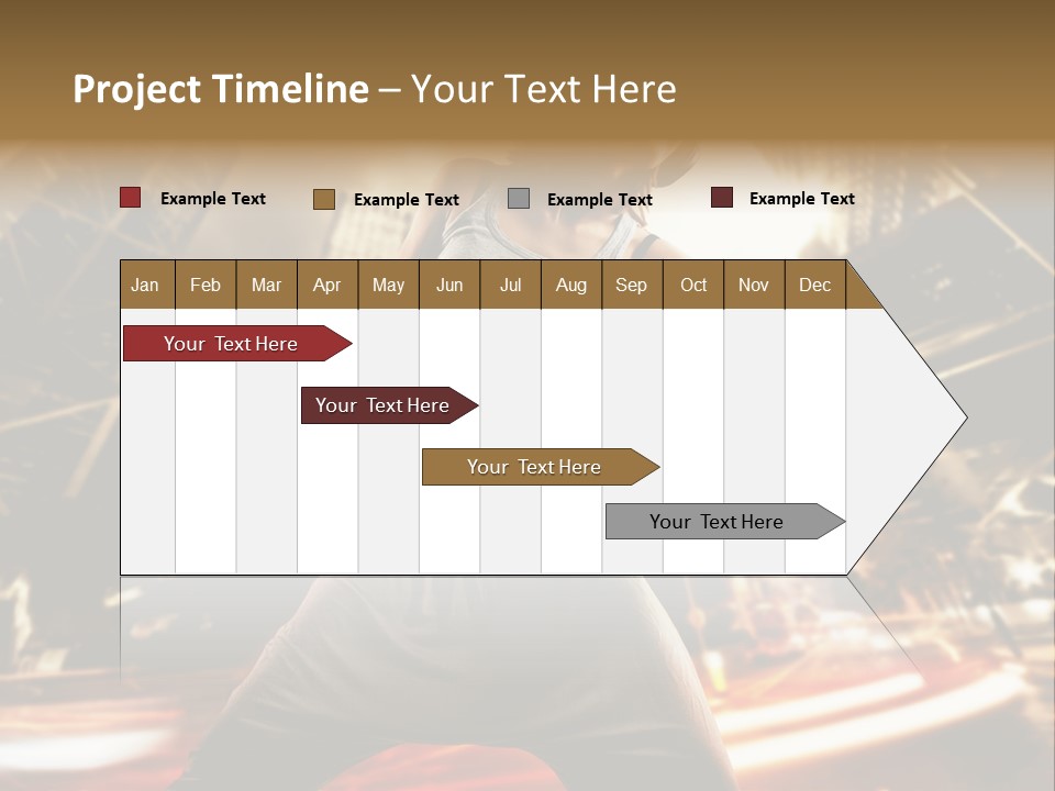 Street Dance Girl PowerPoint Template