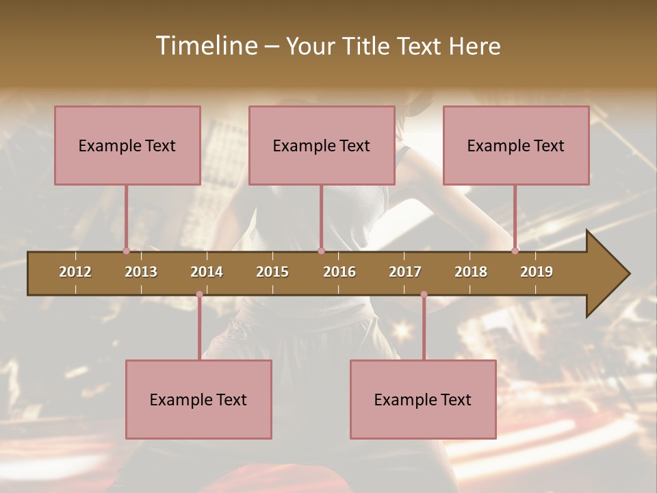 Street Dance Girl PowerPoint Template