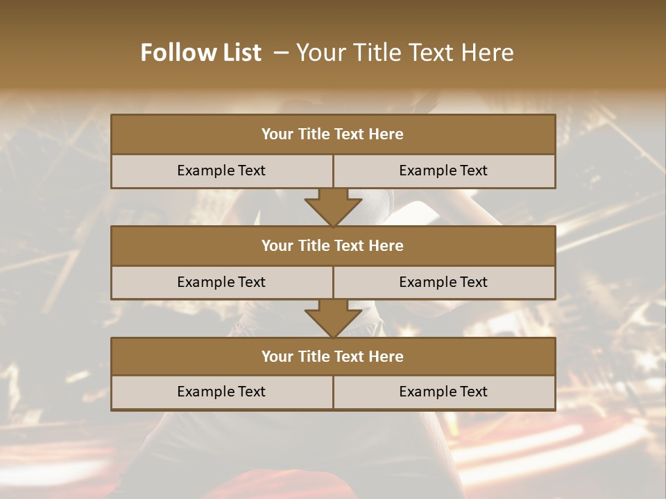 Street Dance Girl PowerPoint Template