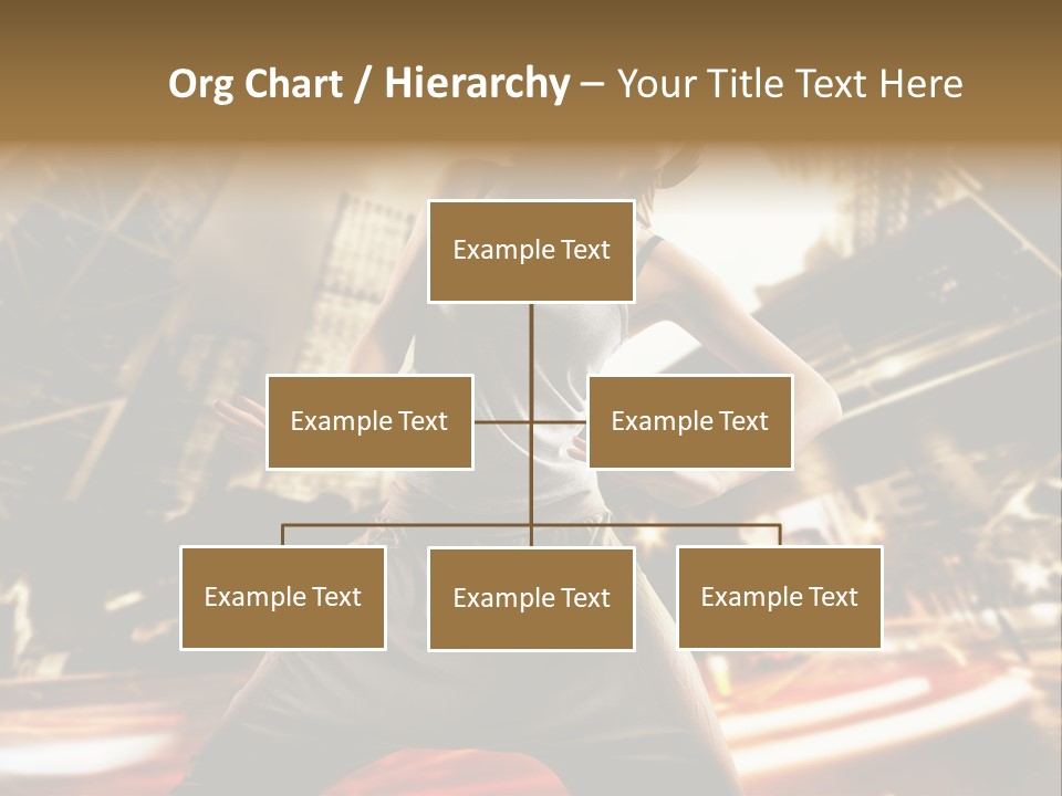 Street Dance Girl PowerPoint Template