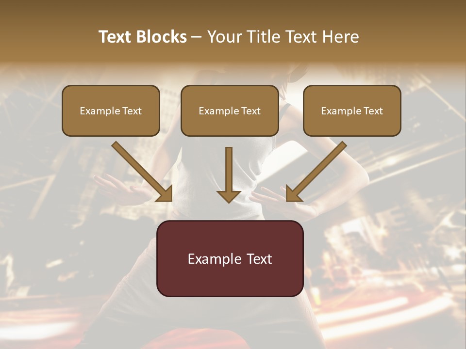 Street Dance Girl PowerPoint Template