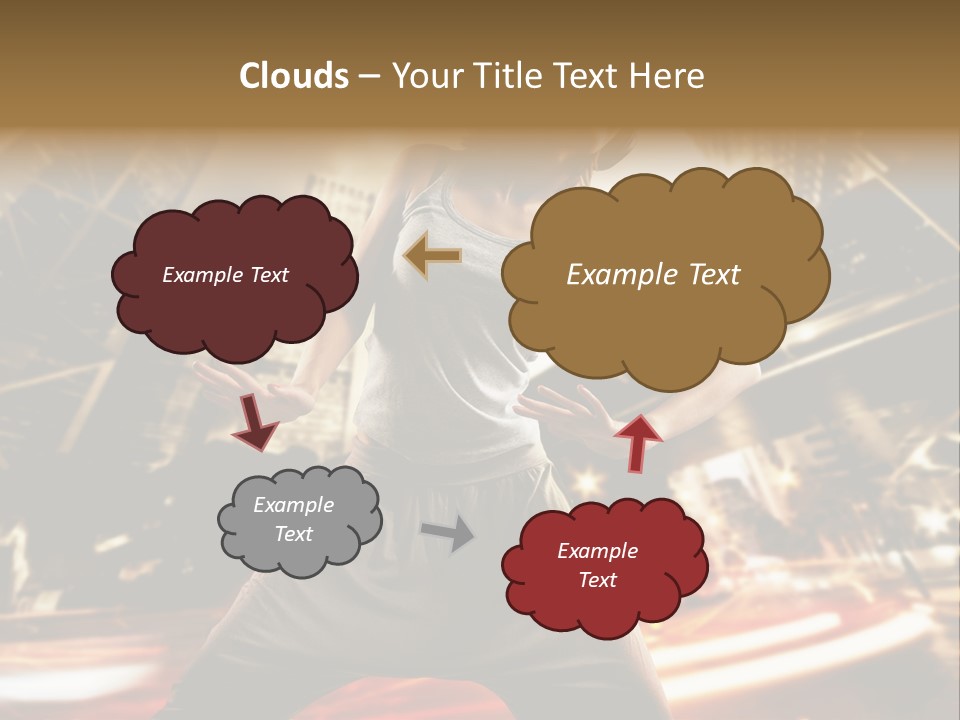 Street Dance Girl PowerPoint Template