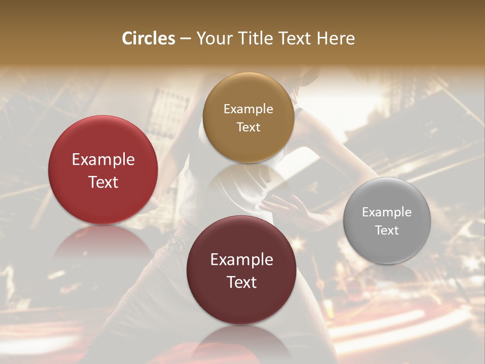 Street Dance Girl PowerPoint Template