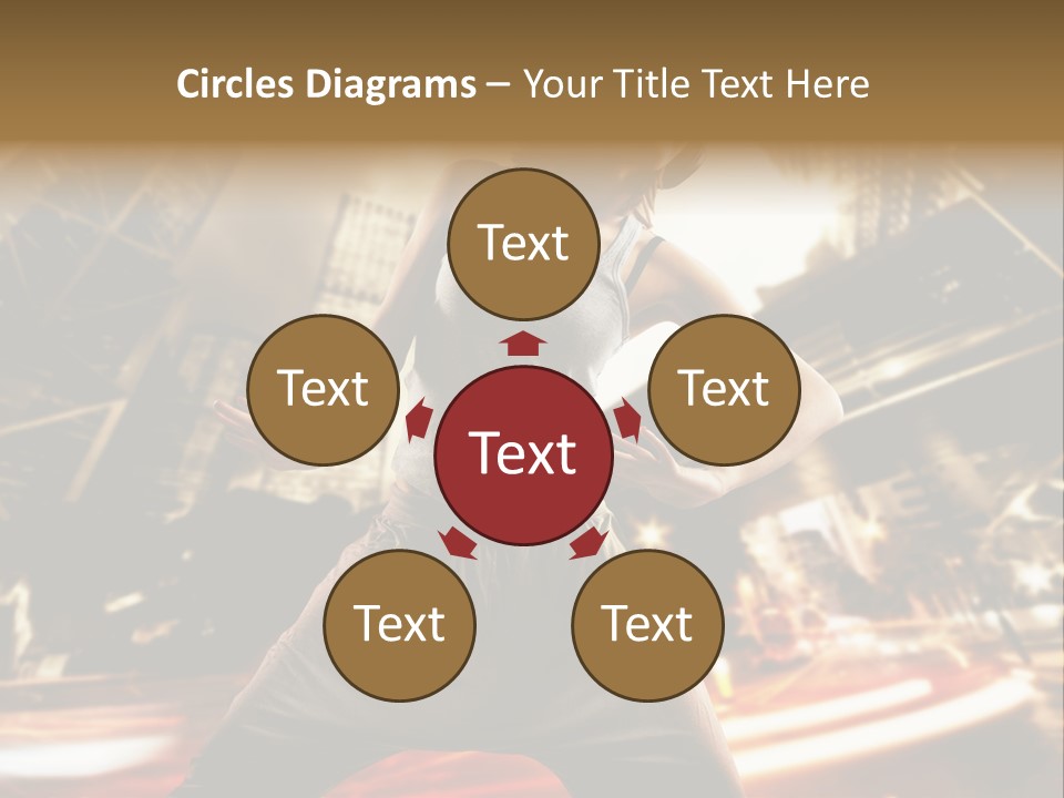 Street Dance Girl PowerPoint Template