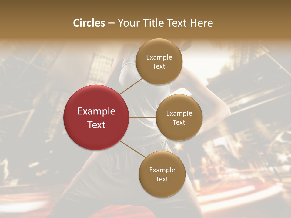 Street Dance Girl PowerPoint Template