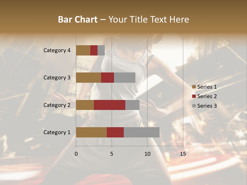 Street Dance Girl PowerPoint Template