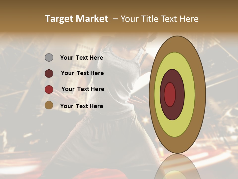 Street Dance Girl PowerPoint Template