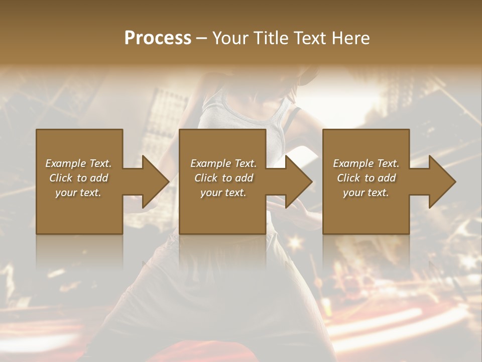 Street Dance Girl PowerPoint Template