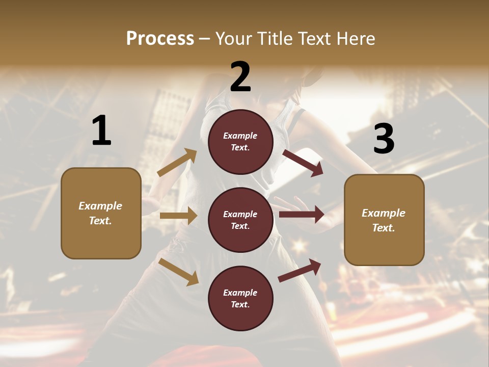 Street Dance Girl PowerPoint Template