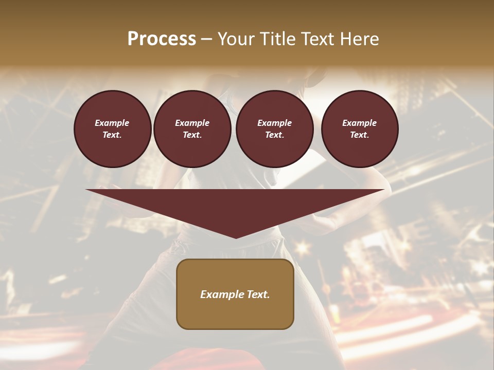 Street Dance Girl PowerPoint Template