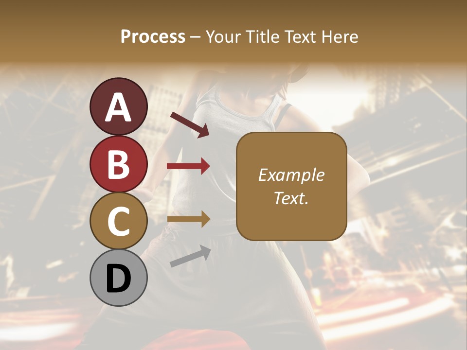 Street Dance Girl PowerPoint Template