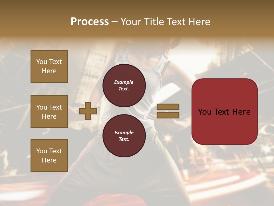 Street Dance Girl PowerPoint Template