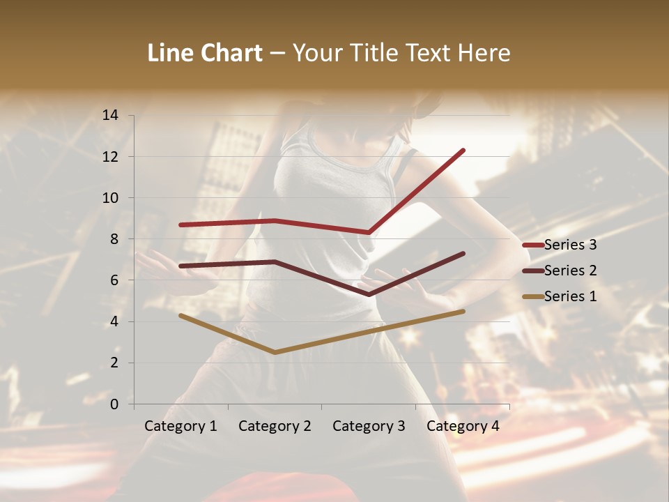 Street Dance Girl PowerPoint Template