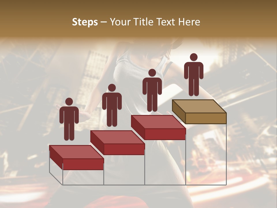 Street Dance Girl PowerPoint Template