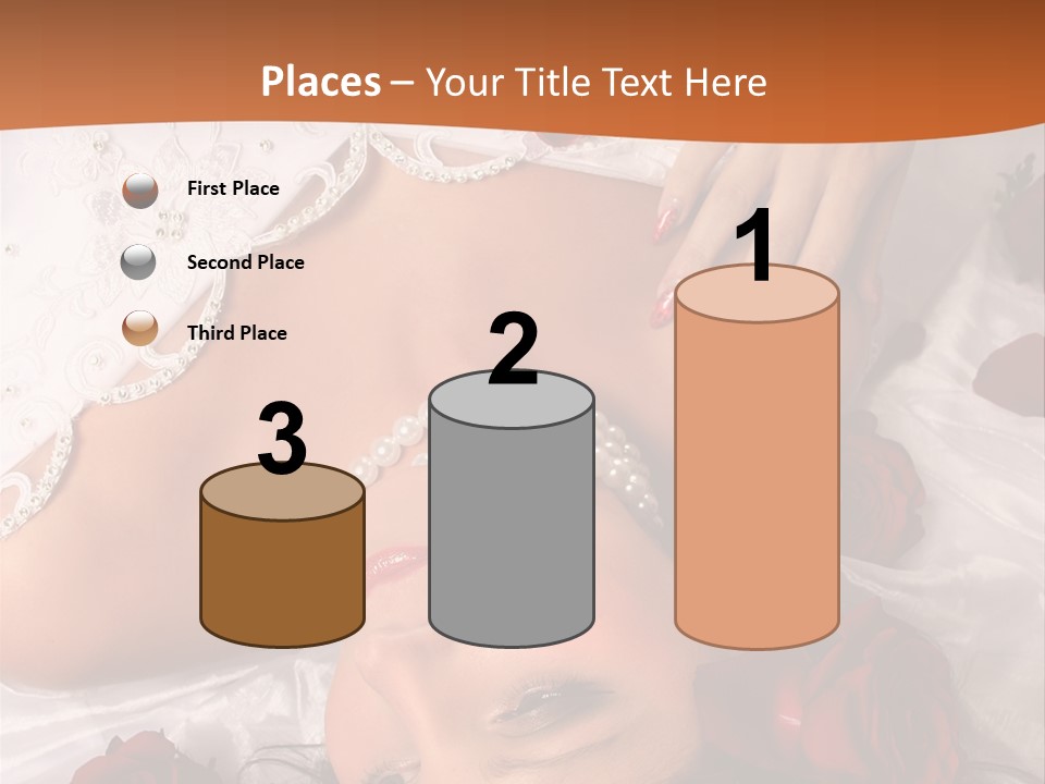 Beauty Purity Laying PowerPoint Template